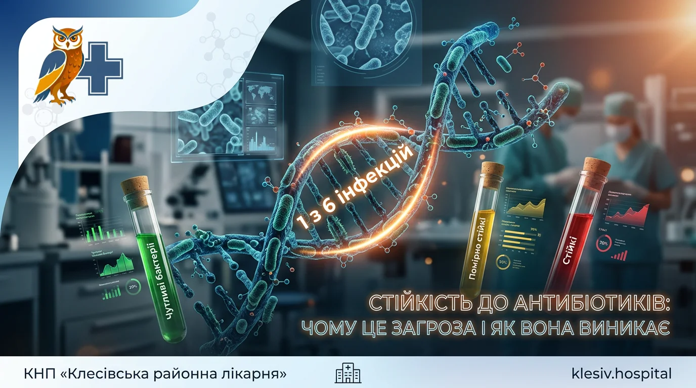 Антибіотикорезистентність: виклики та шляхи запобігання