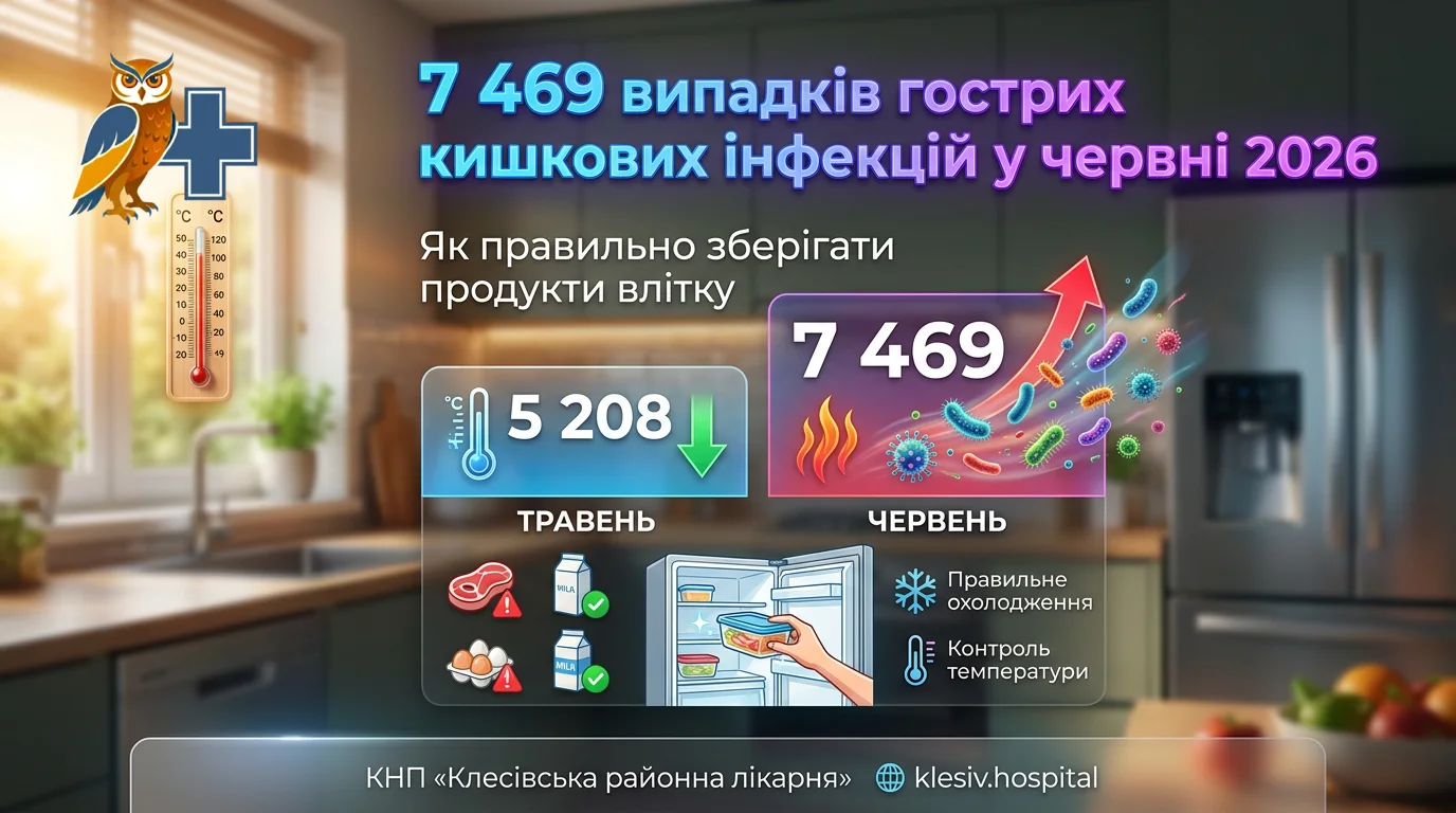 Гострі кишкові інфекції влітку: причини, симптоми та профілактика