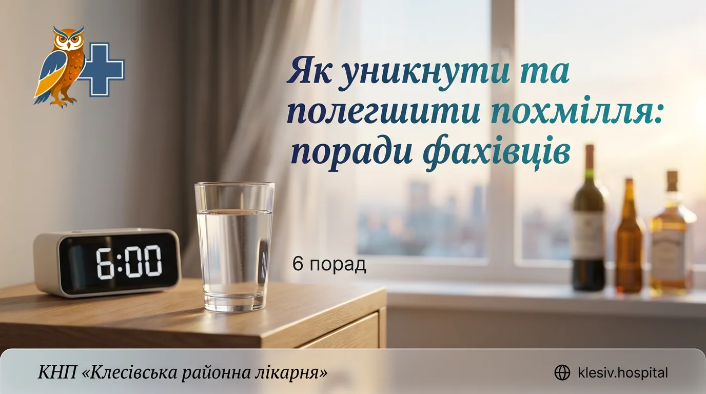 Як уникнути та полегшити похмілля: поради фахівців