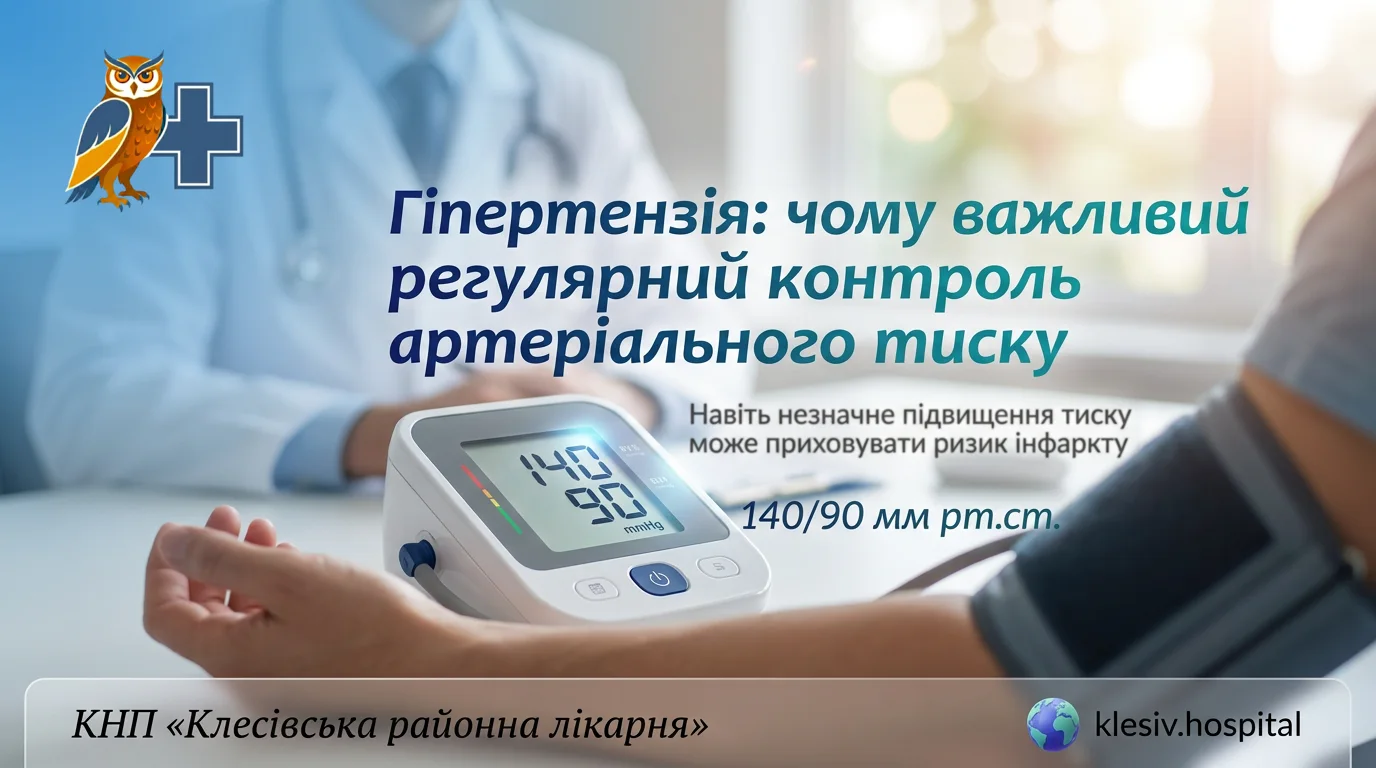 Артеріальна гіпертензія: як контролювати тиск і запобігти ускладненням