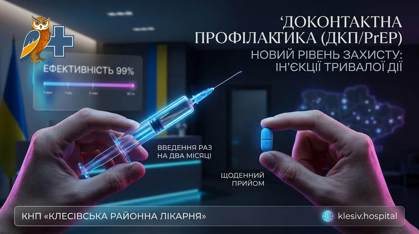 Доконтактна профілактика ВІЛ: ін’єкції тривалої дії як зручний захист
