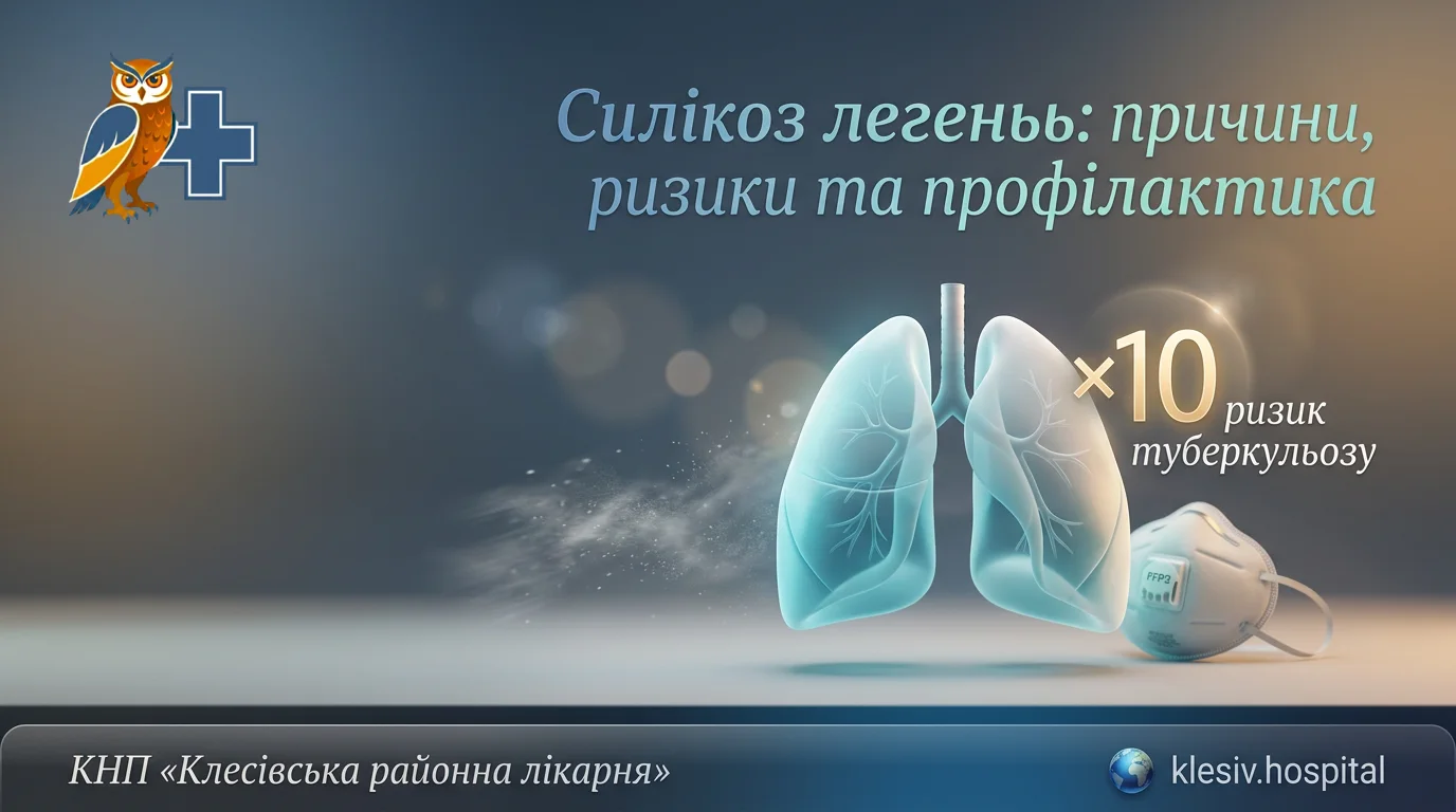 Силікоз легень: причини, ризики та профілактика